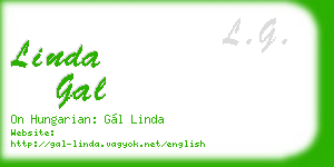 linda gal business card